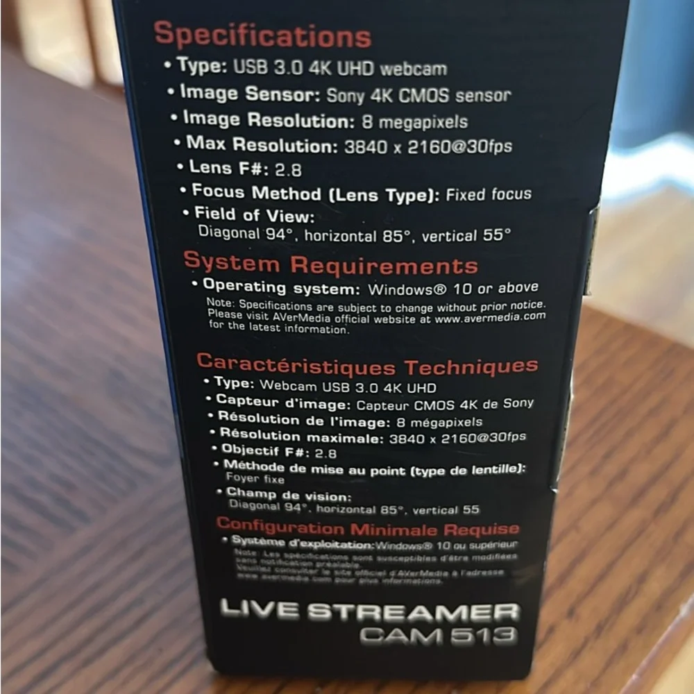 PW513 4K Webcam - Black